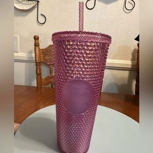 Starbucks Walt Disney World studded pink 24 ounce cold Tumblr